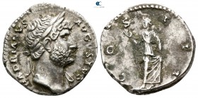Hadrian AD 117-138. Struck late AD 125-early 128. Rome. Denarius AR