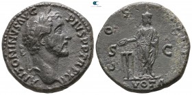 Antoninus Pius AD 138-161. Struck AD 147/8. Rome. As Æ