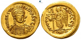 Anastasius I AD 491-518. Struck circa AD 507-518. Constantinople. 2nd officina. Solidus AV