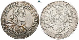 Austria. Bohemia. Kuttenberg. Matthias AD 1612-1619. Moneyer Sebastian Hölzl of Sternstein. Taler 1618