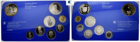 Swiss.  AD 1849-2018. Proof Mint set 2014