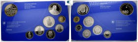 Swiss.  AD 1849-2018. Proof Mint set 2015