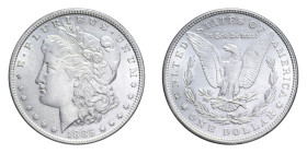 AMERICA DOLLARO 1885 MORGAN AG. 26,78 GR. SPL-FDC (SEGNETTI)