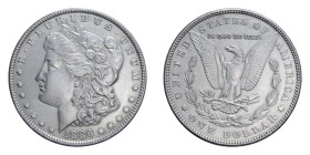 AMERICA DOLLARO 1886 MORGAN AG. 26,74 GR. BB-SPL