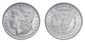 AMERICA DOLLARO 1890 O MORGAN AG. 26,77 GR. qSPL (SEGNETTI)