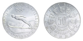 AUSTRIA 50 SCHILLING 1964 AG. 20,07 GR. FDC (SEGNETTI)