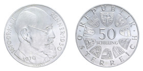 AUSTRIA 50 SCHILLING 1970 AG. 20,91 GR. FDC