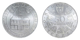 AUSTRIA 50 SCHILLING 1973 AG. 20,01 GR. FDC (COLPETTO)
