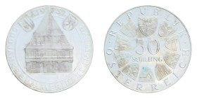 AUSTRIA 50 SCHILLING 1973 AG. 20,03 GR. PROOF (PATINATA)