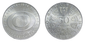 AUSTRIA 50 SCHILLING 1974 AG. 20,17 GR. FDC (SEGNETTI)