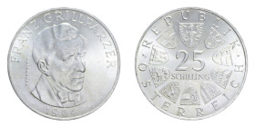 AUSTRIA 25 SCHILLING 1964 AG. 13,02 GR. FDC (SEGNETTI)