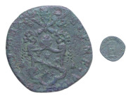 ROMA CLEMENTE VIII (1592-1605) QUATTRINO DEL GIUBILEO CU. 3,51 GR. MIR. 1457/1 R MB-BB