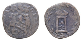 ROMA CLEMENTE VIII (1592-1605) QUATTRINO DEL GIUBILEO CU. 2,74 GR. MIR. 1457/1 R MB-BB/qBB