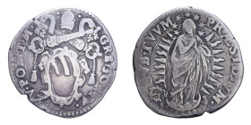 ROMA GREGORIO XV (1621-1623) TESTONE AG. 9,15 GR. MIR. 1622/2 C qBB