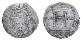 ROMA URBANO VIII (1623-1644) TESTONE 1625 AG. 9,39 GR. MIR. 1667/7 C BB