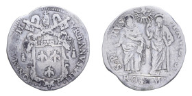 ROMA URBANO VIII (1623-1644) TESTONE AN. II AG. 9,39 GR. MIR. 1699/6 R qBB