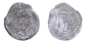 ROMA URBANO VIII (1623-1644) MEZZO GROSSO 1625 AN. III AG. 0,88 GR. MIR. 1671/2 R MB-BB