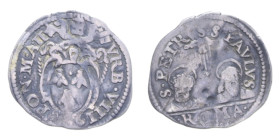 ROMA URBANO VIII (1623-1644) MEZZO GROSSO AN. II AG. 0,68 GR. MIR. 1729/1 RR qBB