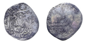 ROMA URBANO VIII (1623-1644) MEZZO GROSSO AN. III AG. 0,59 GR. MIR. 1729/3 RR MB-BB