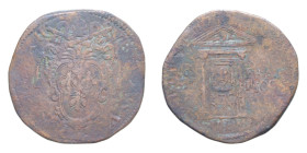 ROMA URBANO VIII (1623-1644) MEZZO BAIOCCO 1625 CU. 8,61 GR. MIR. 1674/1 R MB-BB