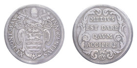 ROMA INNOCENZO XI (1676-1689) TESTONE AG. 8,90 GR. MIR. 2035/61 R BB