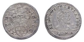 ROMA INNOCENZO XI (1676-1689) GROSSO AG. 1,40 GR. MIR. 2032/2 C BB-SPL