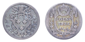 ROMA INNOCENZO XII (1691-1700) GROSSO 1695 AG. 1,50 GR. MIR. 2162/2 R BB