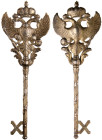 Very Rare Chamberlain’s Key from Catherine the Great’s Court
Silver Chamberlain’s Key from the Court of Catherine the Great (1762-1796).
Length 7 ½ ...