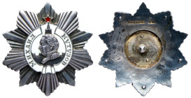 Researched Order of M. Kutuzov 2nd Class. Type 2. Award # 1719.
Silver, red and white enamels. Type 2, screwback, with 5-riveted reverse. Comes with ...