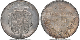 Mainz. Friedrich Karl Josef Taler 1794-FS//IA MS65 NGC, Mainz mint, KM399, Dav-2432A. Variety with F. - S. under Coat of Arms, and smaller lettering. ...