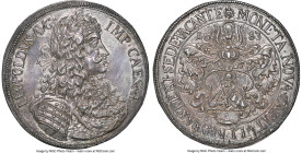 Münster. Sede Vacante Taler 1683-GS MS64 NGC, Münster mint, KM95, Dav-5607. With the name and title of Leopold I. Showcasing the shockingly refined re...