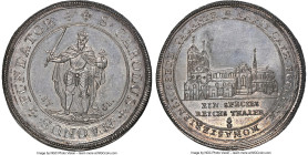 Münster. Sede Vacante Taler 1761 MS64 NGC, Augsburg mint, KM199, Dav-2470. Exceptionally struck with an intricate and detailed figure of Charlemagne a...