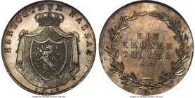 Nassau. Wilhelm Taler 1817 CT-L MS65 NGC, Limberg mint, KM47, Dav-741. An especially handsome rendition and one we rarely get the opportunity to handl...
