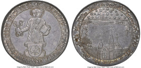 Osnabrück. Sede Vacante Taler ND (1698) MS64+ NGC, Hannover mint, KM154, Dav-5674. Mintage: 1,381. A tempting representative of the type, unsurprising...