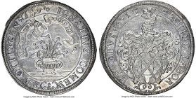 Öttingen-Wallerstein. Ignaz Taler 1694-(h) UNC Details (Cleaned) NGC, Augsburg mint, KM8, Dav-7142, Forster-348. An elusive type, the only Taler produ...