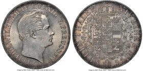 Prussia. Friedrich Wilhelm IV Taler 1851-A MS66+ NGC, Berlin mint, KM445, Dav-769, Thun-256. Highest grade certified to date and appropriately so. Emb...