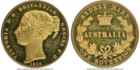 Victoria gold Proof Pattern Sovereign 1853-SYDNEY PR63 Ultra Cameo NGC, London mint, KM-Pn2, McDonald-101 (this coin), Rennik-pg. 24 (this coin cited)...
