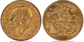 George V gold Sovereign 1922-M MS64 NGC, Melbourne mint, KM29, S-3999, Marsh-240 (R2). Whilst the original records of mintage indicate 608,306 pieces ...