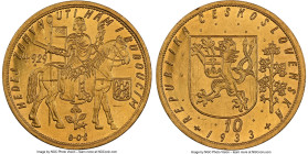Republic gold 10 Dukatu 1933 MS64 NGC, Kremnitz mint, KM14, Fr-4. Mintage: 1,780. An aesthetically refined representative that leaves an impression of...
