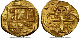 Philip IV gold Cob 8 Escudos ND (1634-1659) S-R MS64 NGC, Seville mint, KM59.2, Cal-Type 406, Oro Macuquino-66a. 27.06gm. A radiant 17th century hamme...