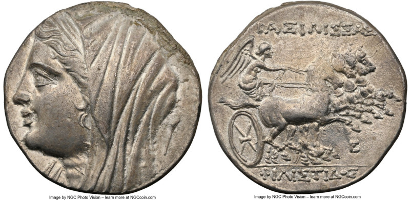 SICILY. Syracuse. Philistis, wife of Hieron II (275-215 BC). AR 16-litrai (27mm,...