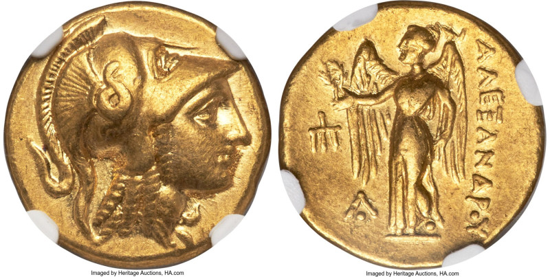 MACEDONIAN KINGDOM. Alexander III the Great (336-323 BC). AV stater (18mm, 8.52 ...