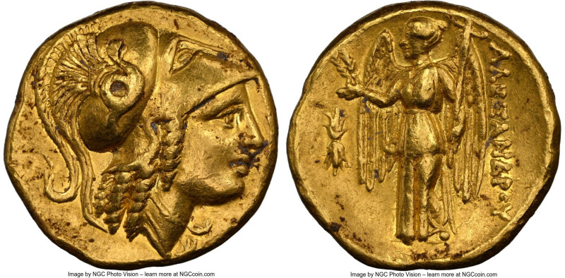 MACEDONIAN KINGDOM. Alexander III the Great (336-323 BC). AV stater (18mm, 8.61 ...