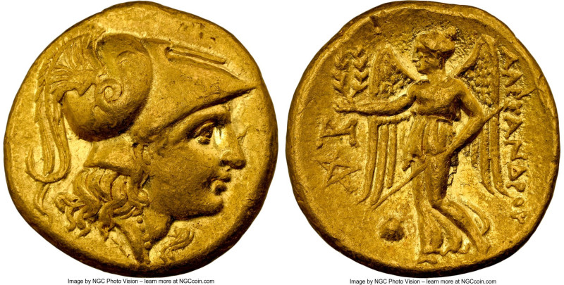 MACEDONIAN KINGDOM. Alexander III the Great (336-323 BC). AV stater (18mm, 8.58 ...