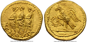 SCYTHIA. Geto-Dacians. Coson (after 54 BC). AV stater (20mm, 8.33 gm, 12h). NGC Choice MS 5/5 - 5/5. Ca. 44-42 BC. Roman consul (L. Junius Brutus) wal...