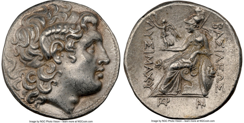 THRACIAN KINGDOM. Lysimachus (305-281 BC). AR tetradrachm (28mm, 16.96 gm, 2h). ...