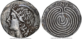 CRETE. Cnossus. Ca. 2nd-1st centuries BC. AR tetradrachm (30mm, 14.08 gm, 12h). NGC (photo-certificate) Choice VF 4/5 - 2/5, edge marks, scratches, ov...