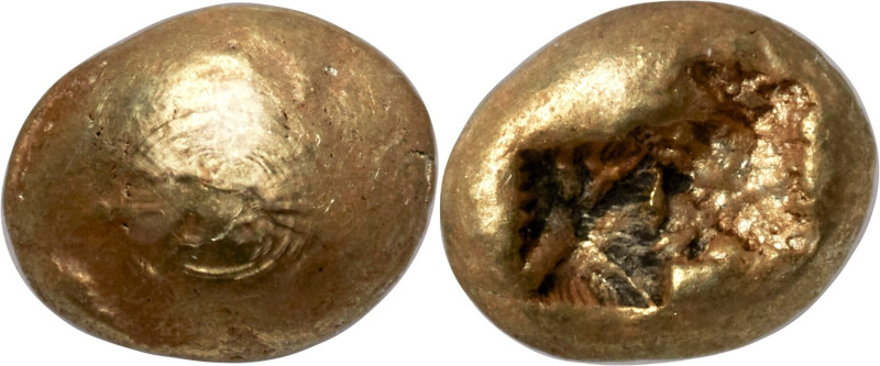 IONIA. Uncertain mint. Ca. 650-600 BC. EL sixth-stater or hecte (10mm, 2.34 gm)....