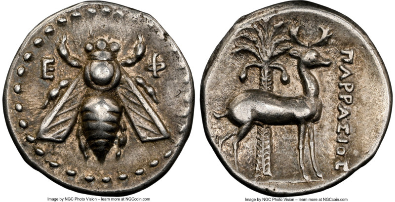 IONIA. Ephesus. Ca. 2nd century BC. AR drachm (18mm, 4.19 gm, 12h). NGC XF S 5/5...