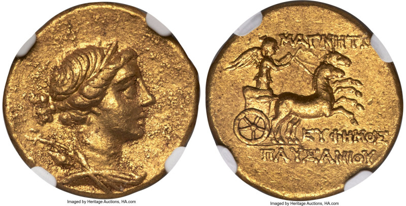 IONIA. Magnesia ad Maeandrum. Ca. mid-2nd century BC. AV stater (19mm, 8.46 gm, ...